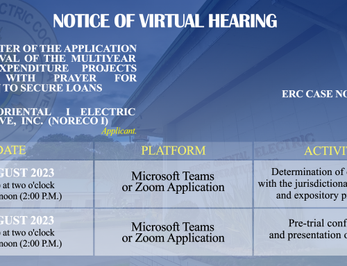 Notice of Virtual Hearing