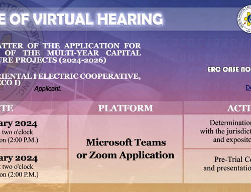 Virtual Hearing for January 2024